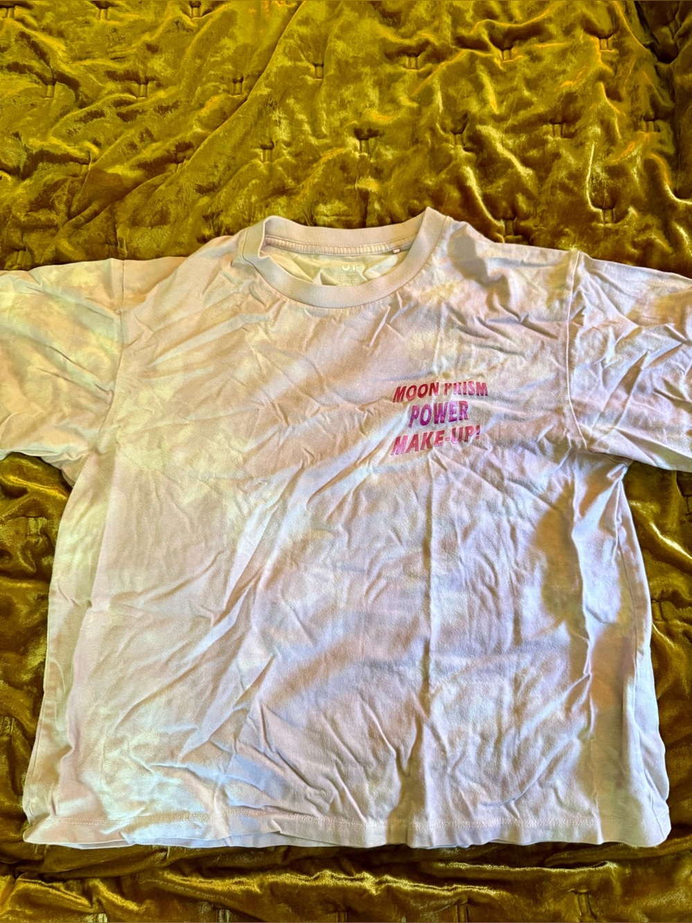 Uniqlo UT X Sailor Moon Tie Dye Tee Moon Prism Power Make-Up Small